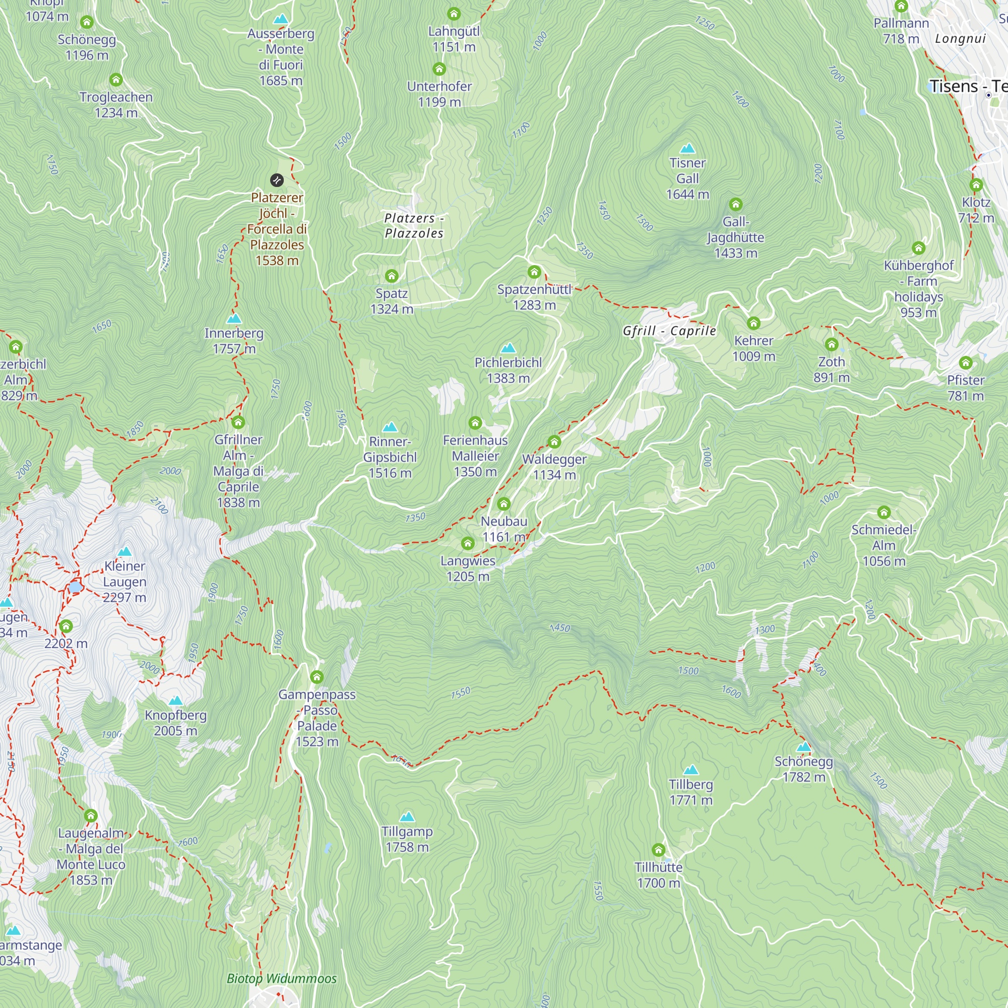 Neubau map