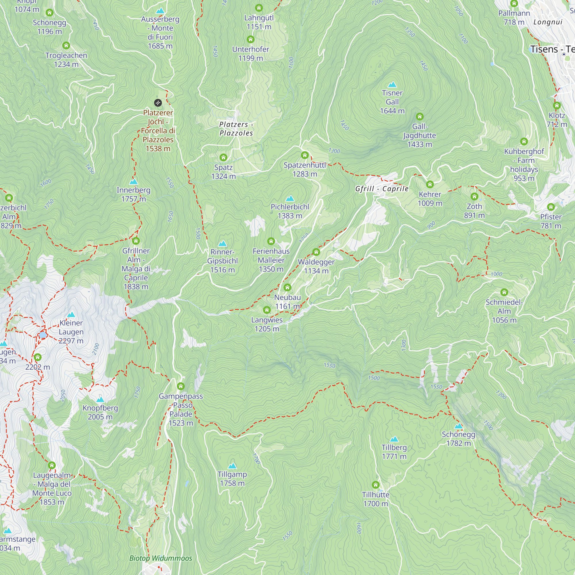 Neubau map