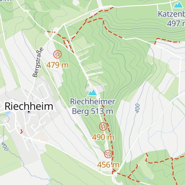 Map of Riechheimer Berg