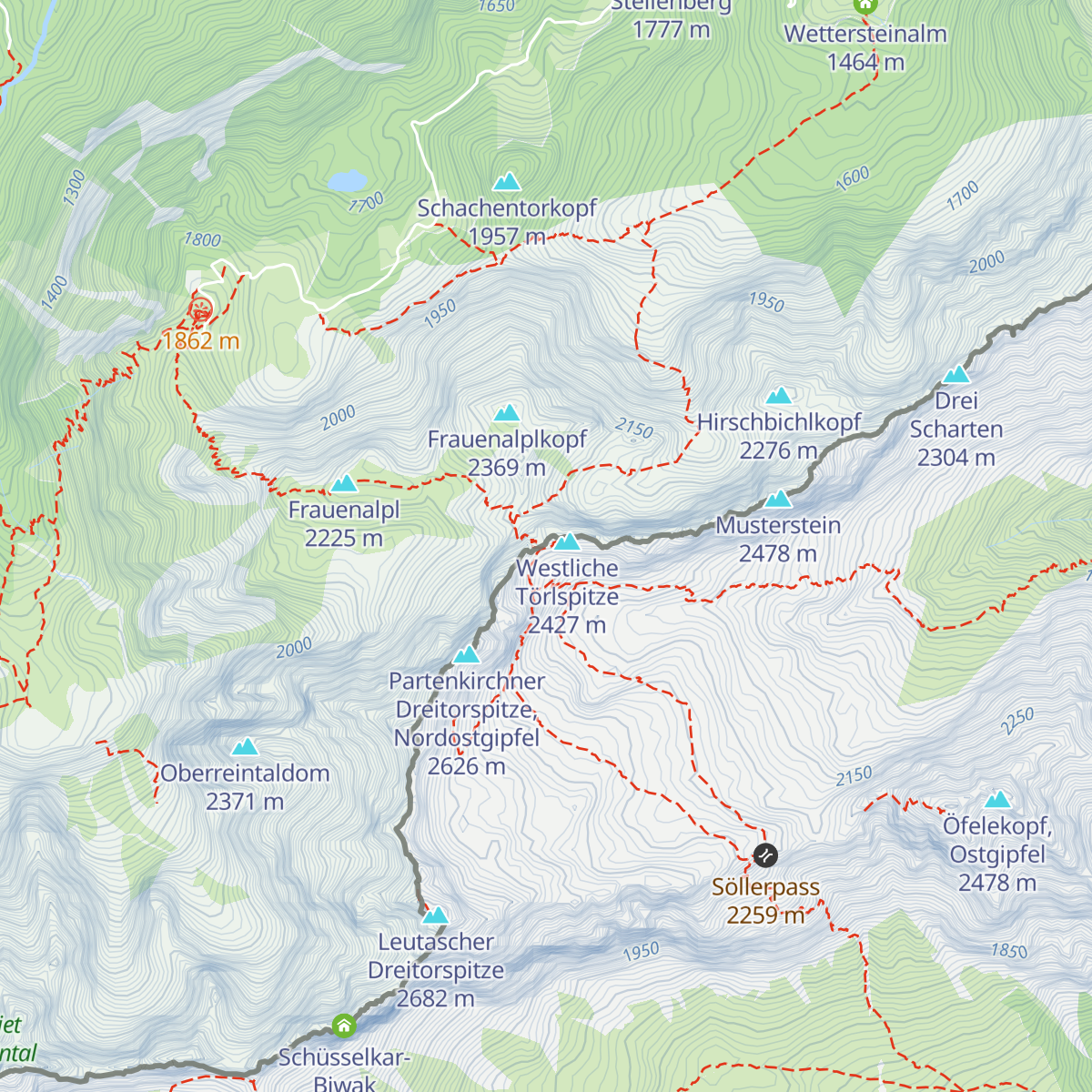 Alte Meilerhütte (Winterraum) map