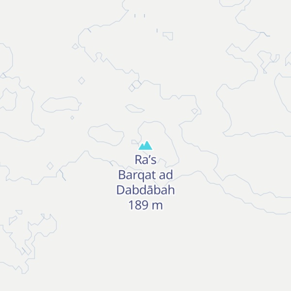 Map of Ra’s Barqat ad Dabdābah