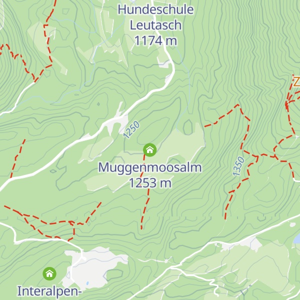 Map of Muggenmoosalm