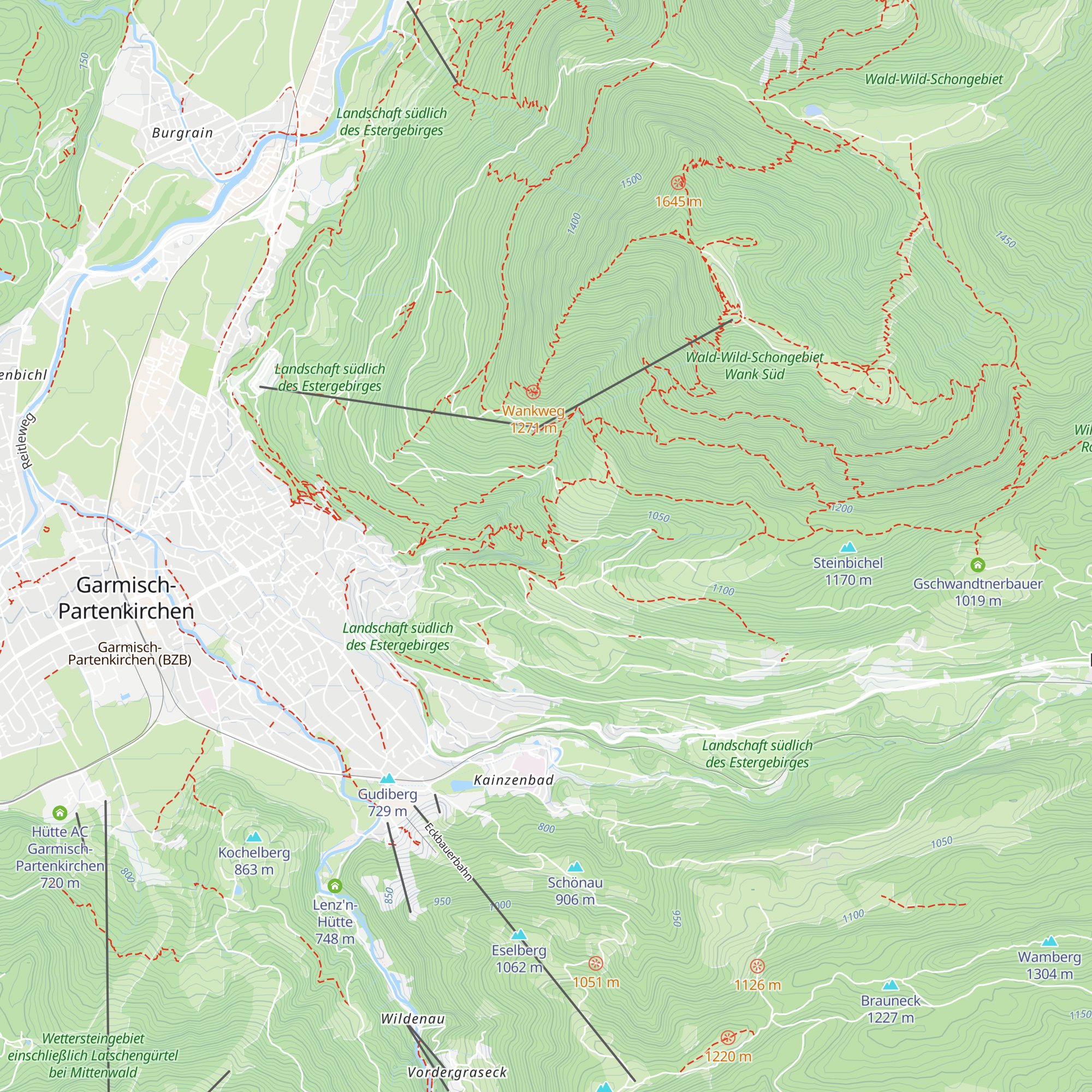 Tannenhütte map