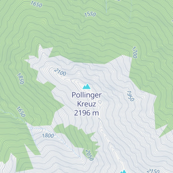 Map of Pollinger Kreuz