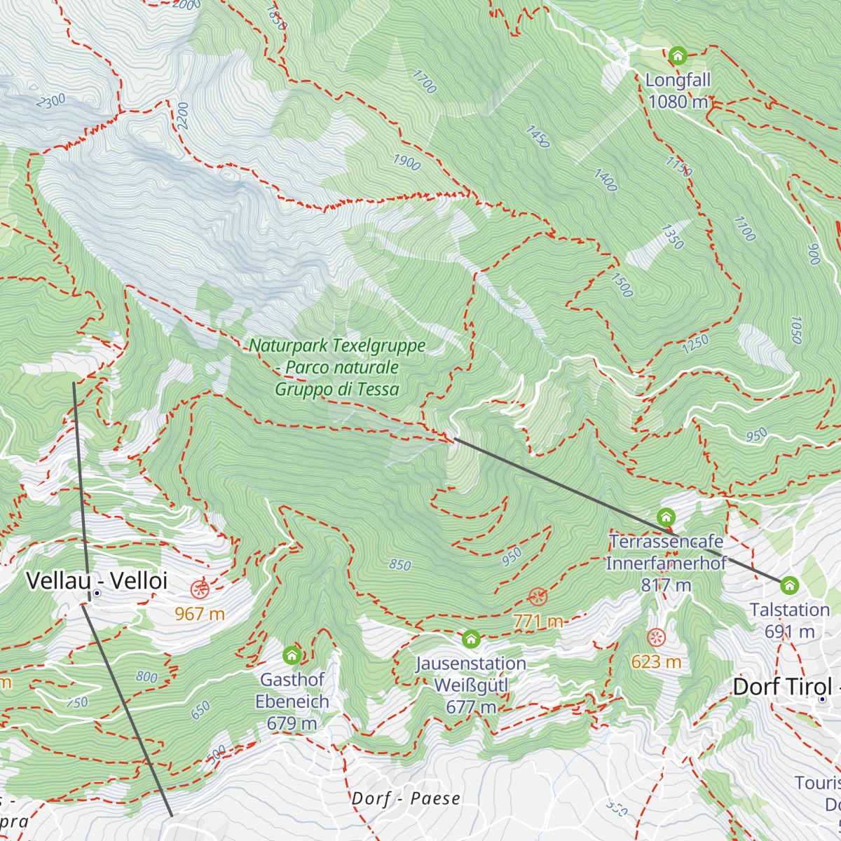 Gasthaus Steinegg map