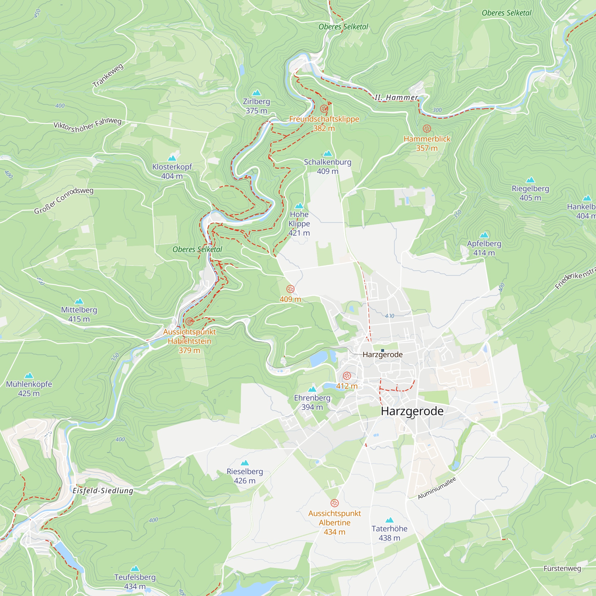 Paul-Krause-Hütte map