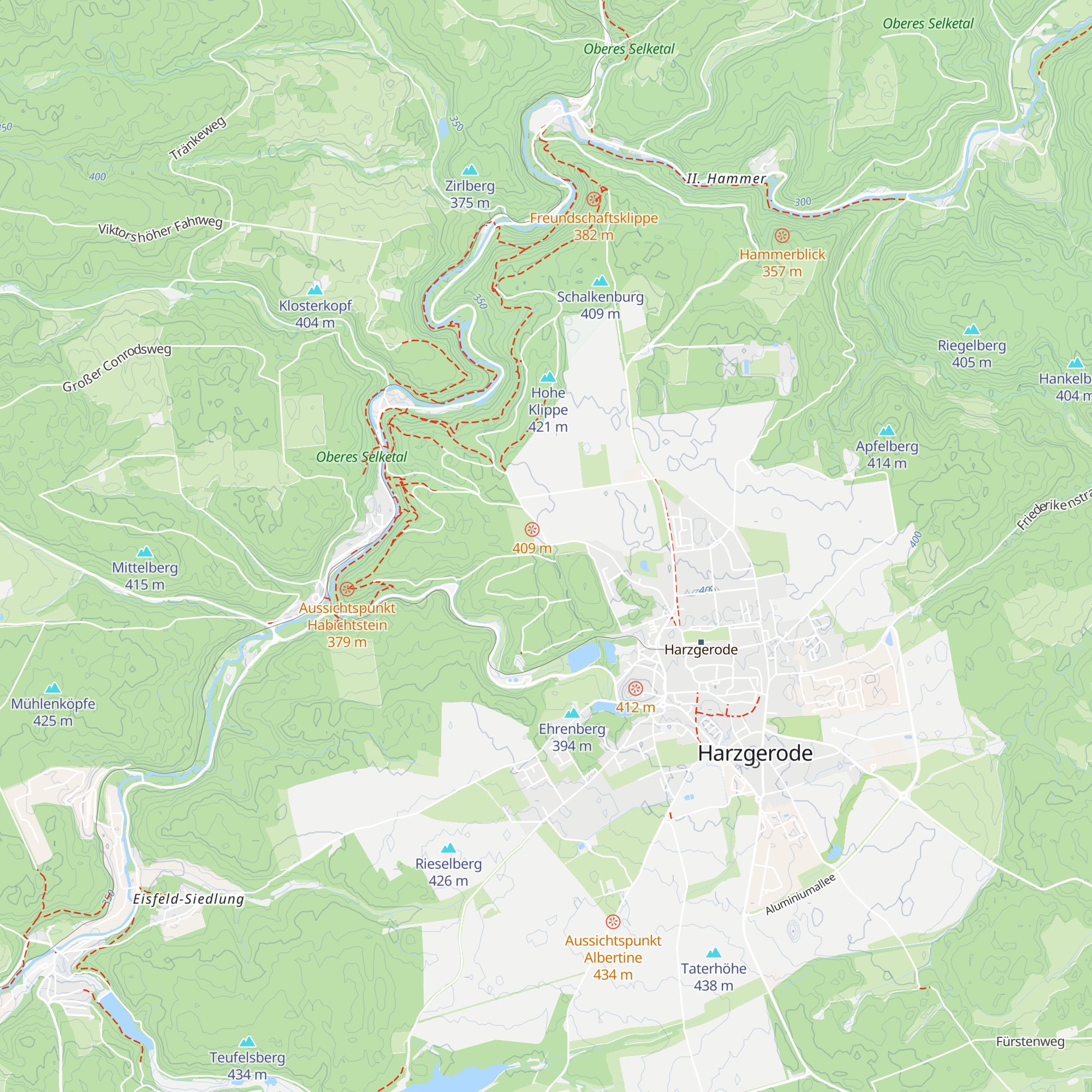 Paul-Krause-Hütte map