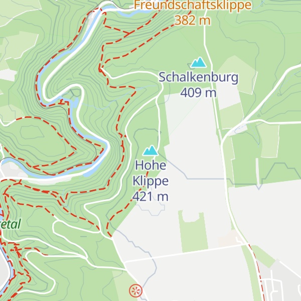 Map of Hohe Klippe