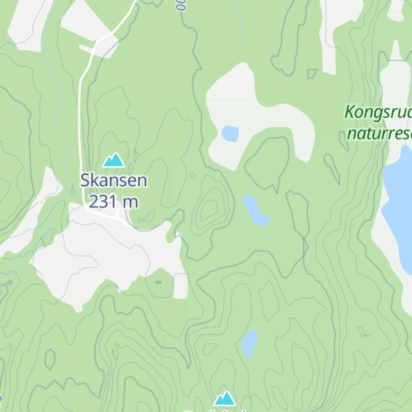 Map of Haukåsen