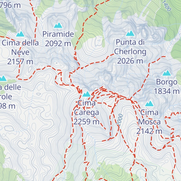 Map of Guglia Paolo Lioy