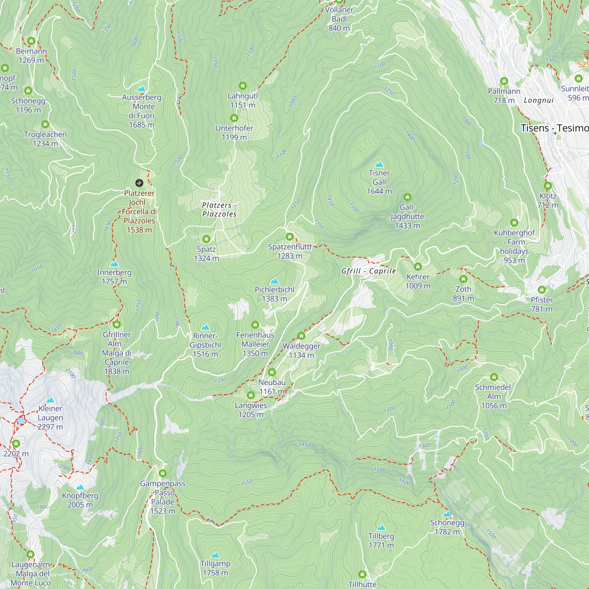 Alpenrose map