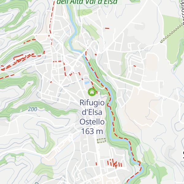 Map of Rifugio d'Elsa Ostello