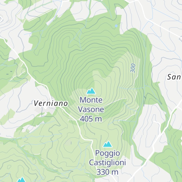 Map of Monte Vasone
