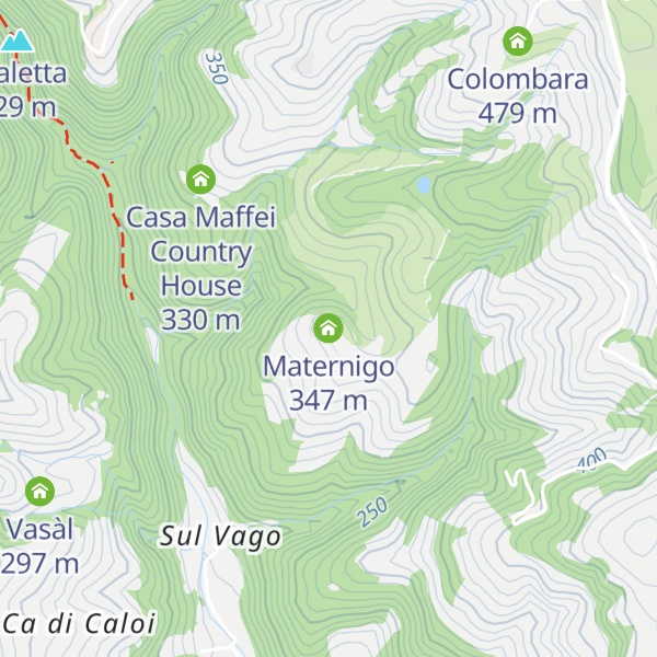 Map of Maternigo