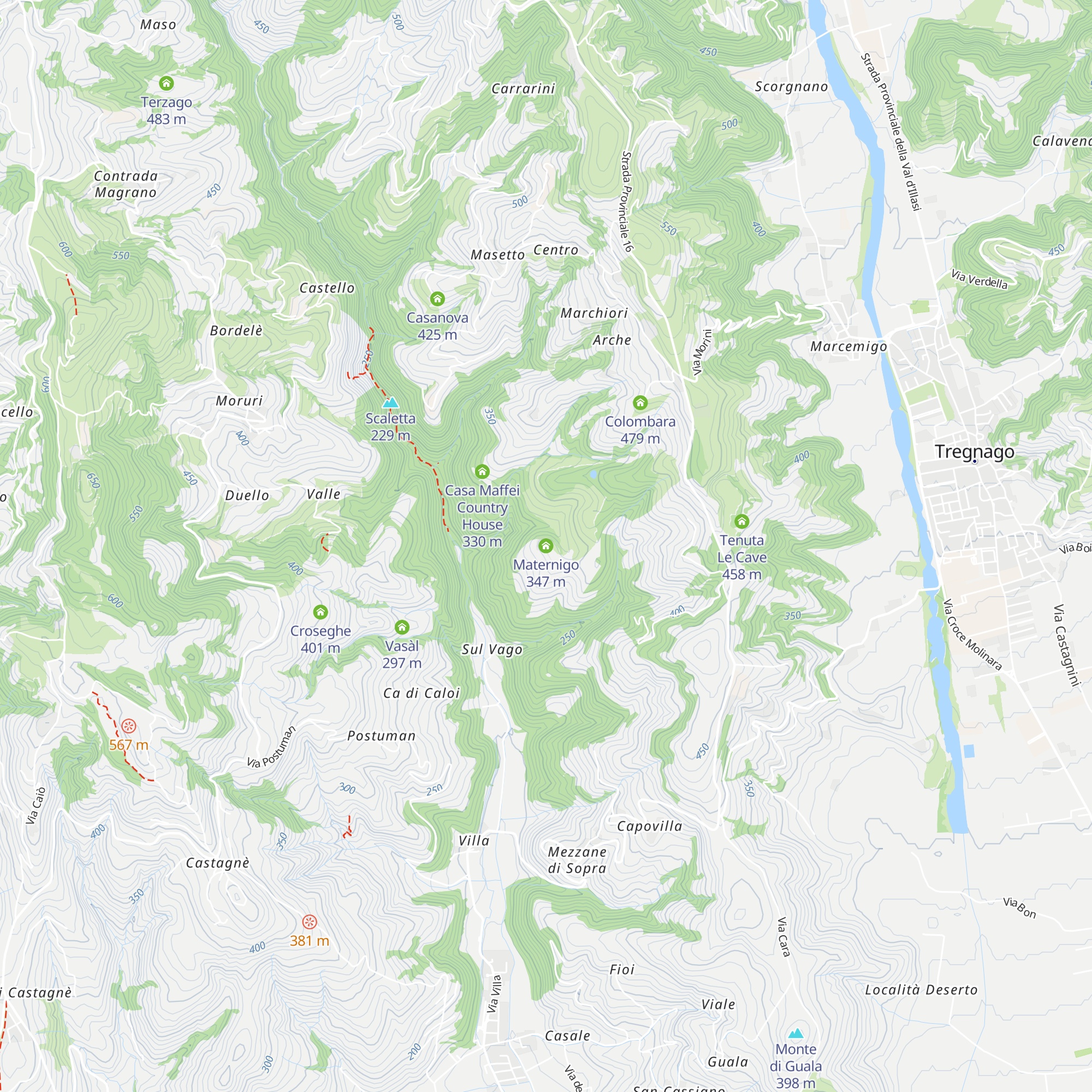 Maternigo map