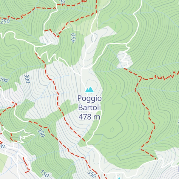 Map of Poggio Bartoli