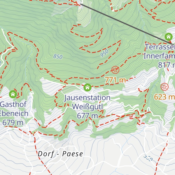 Map of Jausenstation Weißgütl