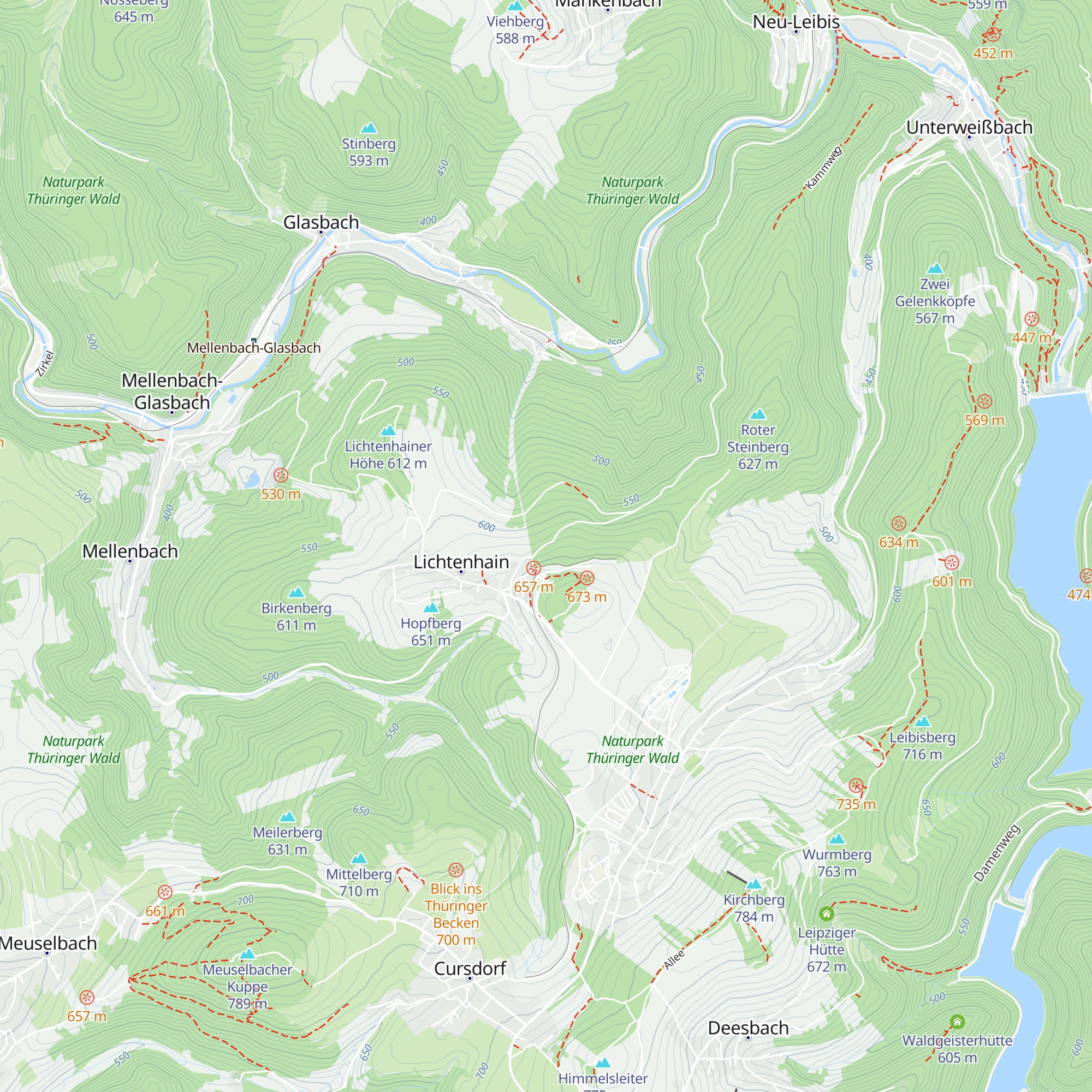 Sandmännchens Märchenhütte map