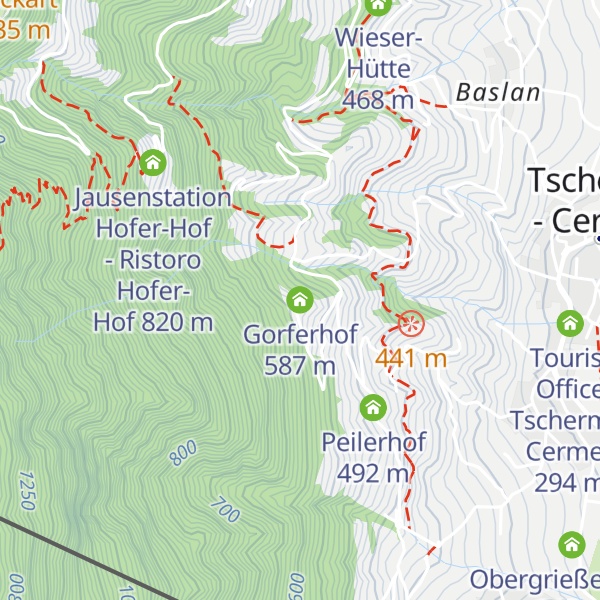 Map of Gorferhof