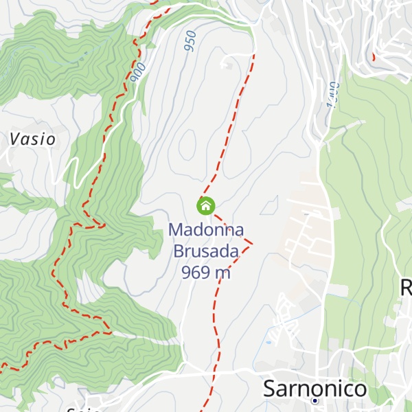 Map of Madonna Brusada