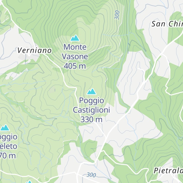 Map of Poggio Castiglioni