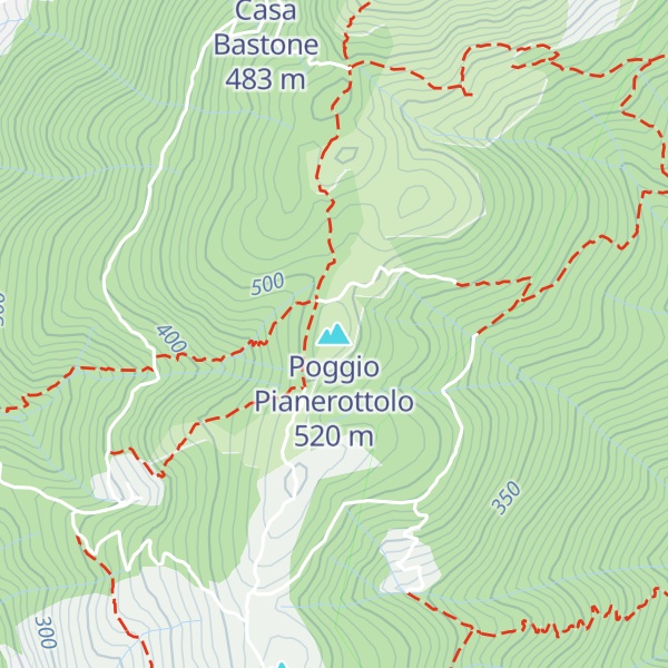 Map of Poggio Pianerottolo