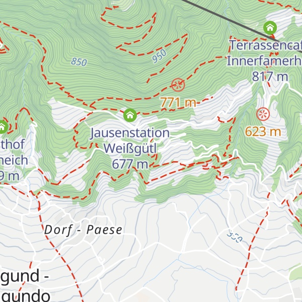 Map of Hotel Schloss Thurnstein