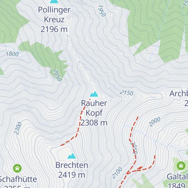 Map of Rauher Kopf