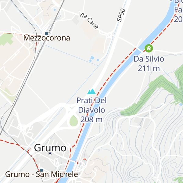 Map of Prati Del Diavolo