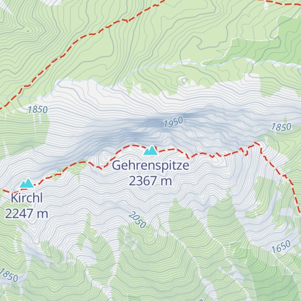 Map of Gehrenspitze