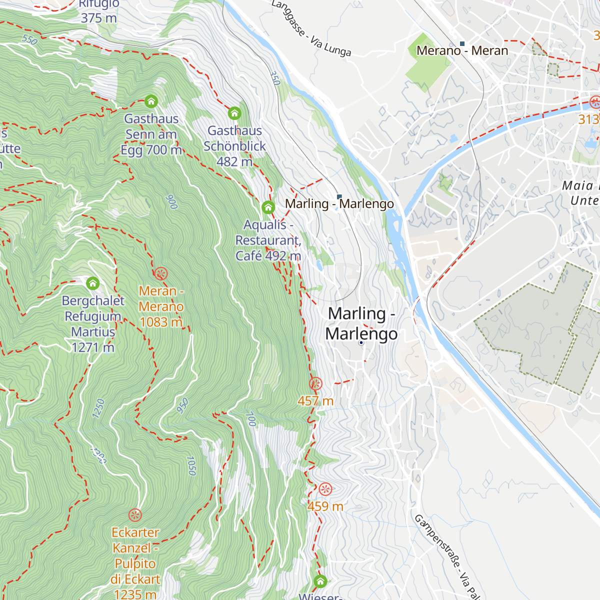 Waalerhütte map