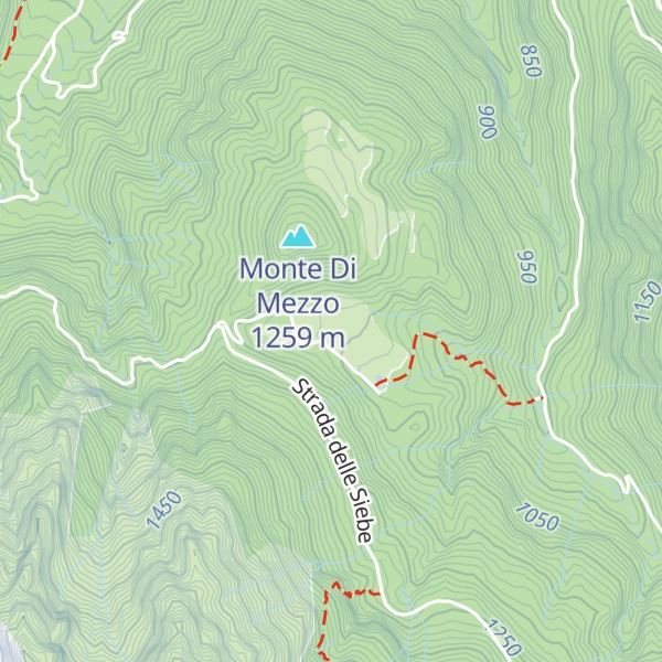 Map of Malga Siebe