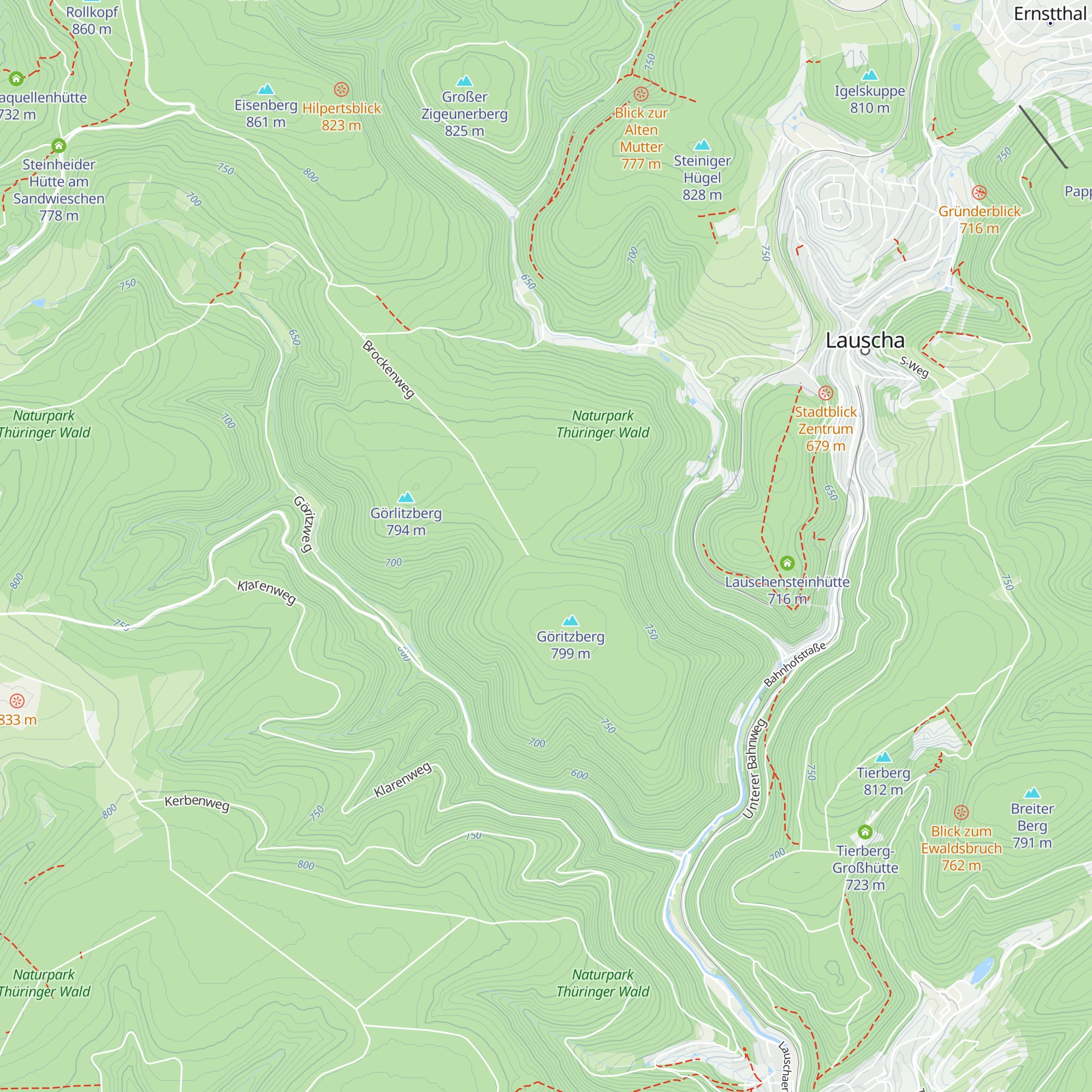 Göritzhütte map