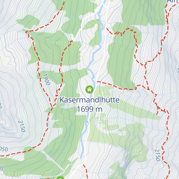 Map of Kasermandlhütte