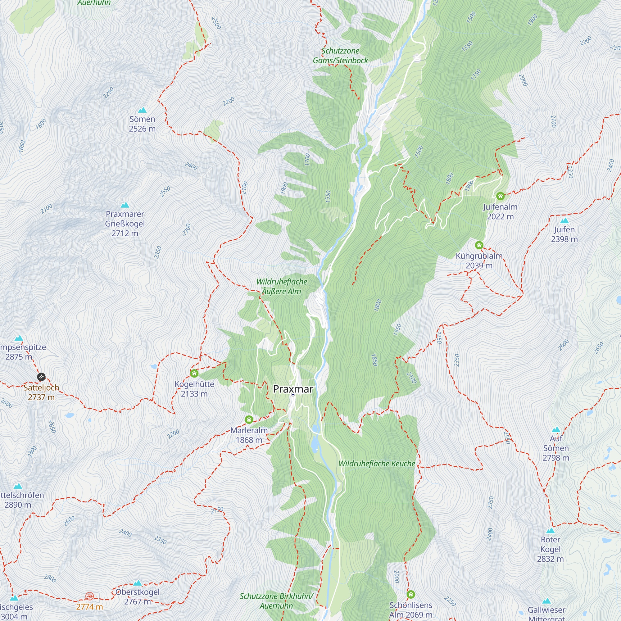 Gasthof Waldfrieden map