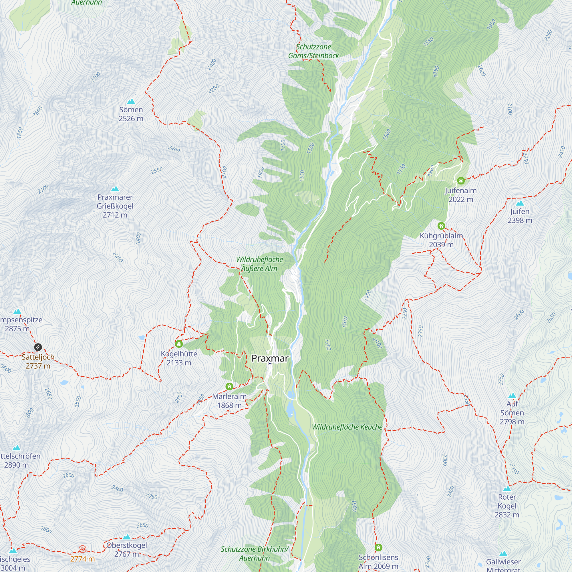 Gasthof Waldfrieden map