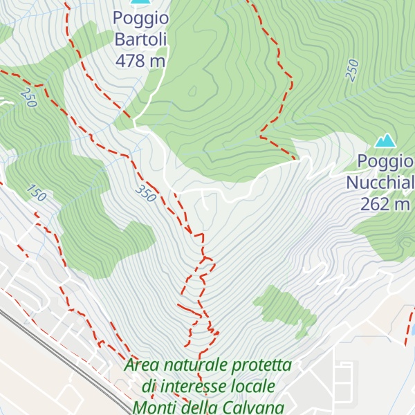 Map of Poggio Castiglione
