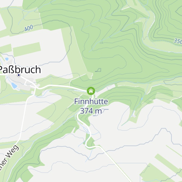 Map of Finnhütte