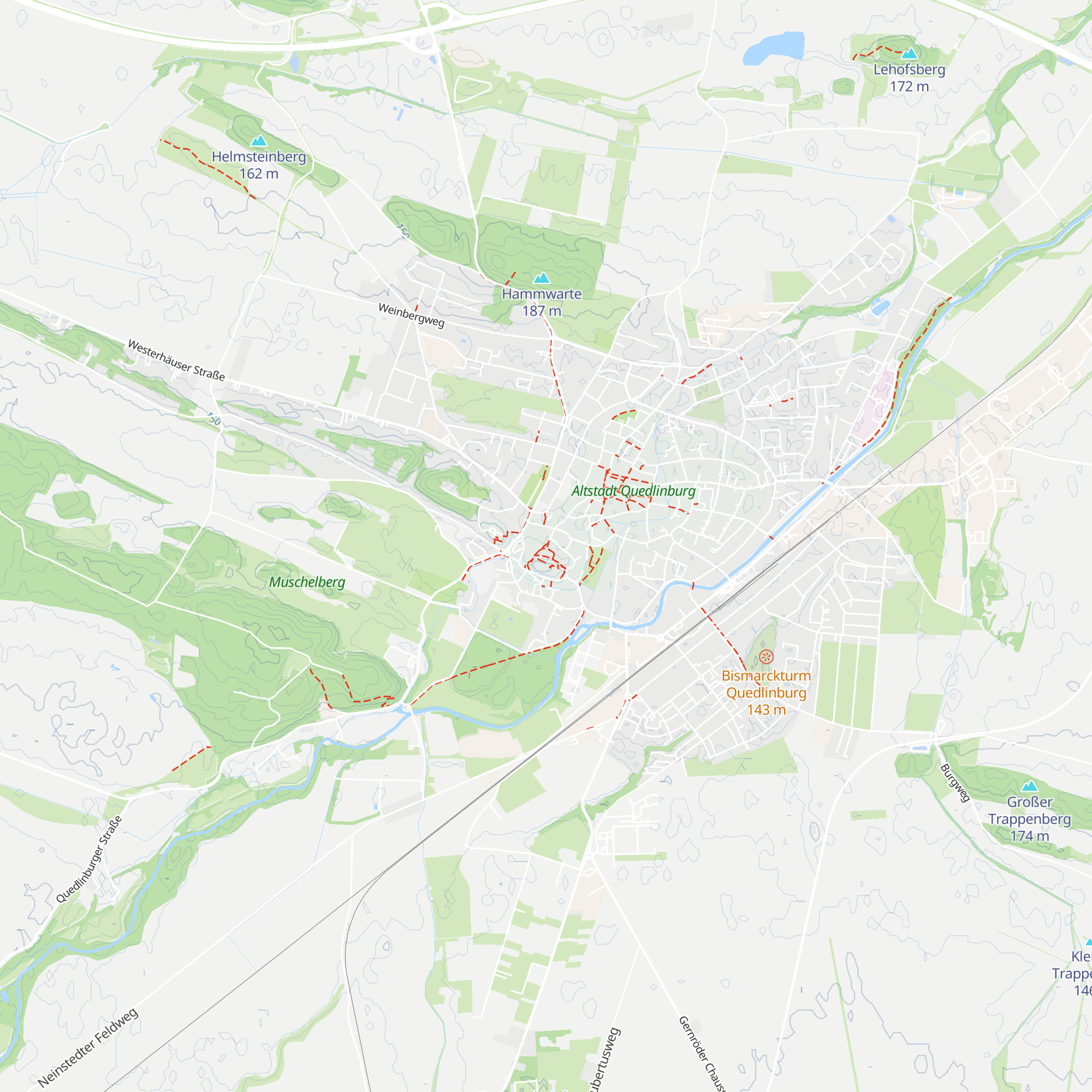 Quedlinburg Information map