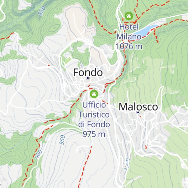Map of Ufficio Turistico di Fondo