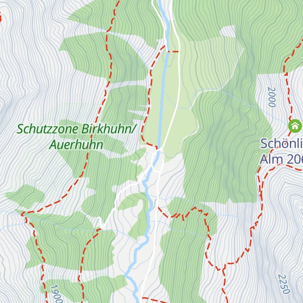 Map of Alpengasthof Lüsens