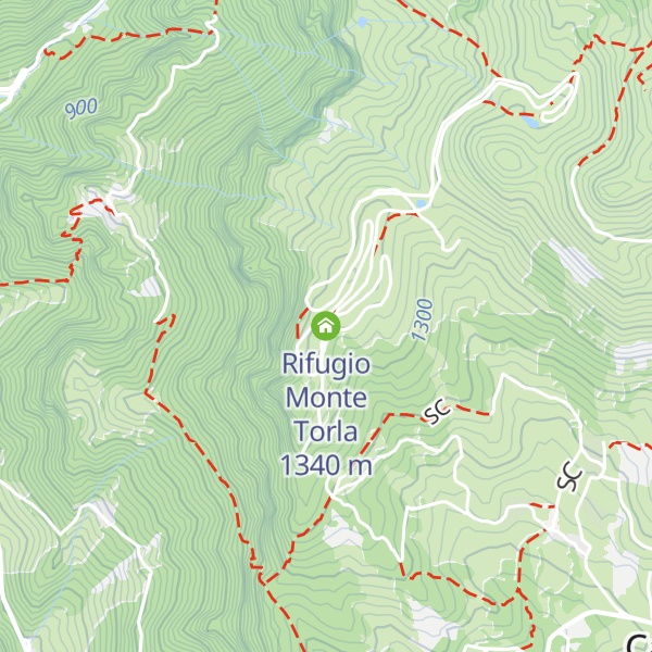 Map of Rifugio Monte Torla
