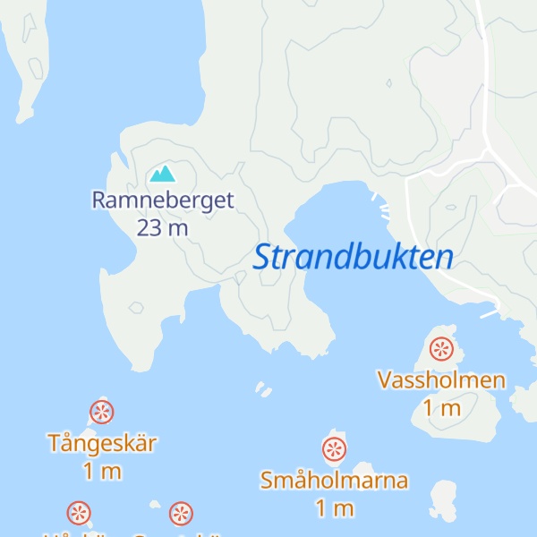 Map of Vrakeklåvan