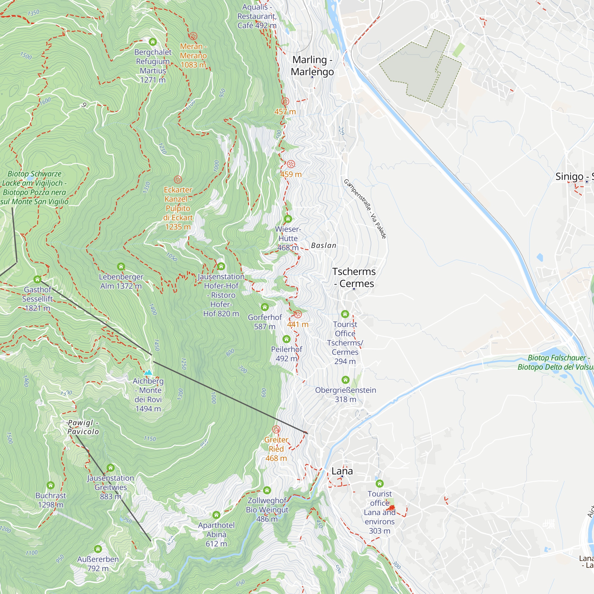 Leitenschenke map