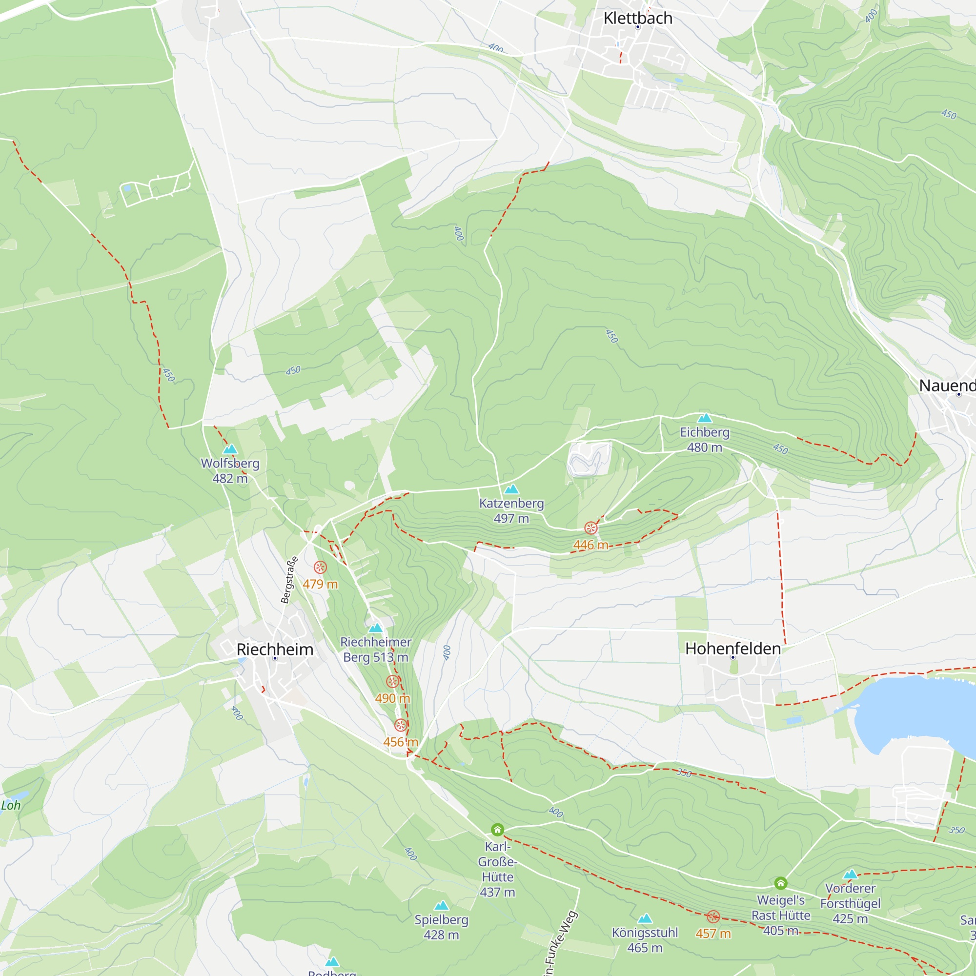 Katzenberghütte map