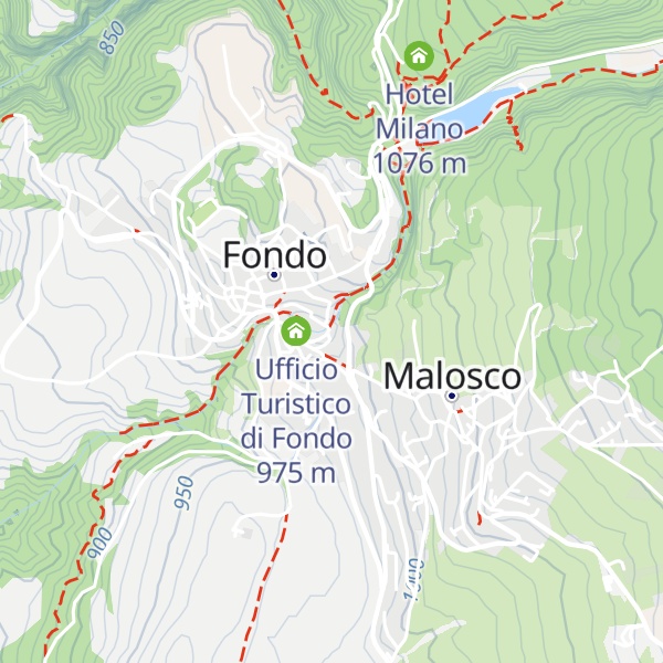 Map of Canyon Rio Sass