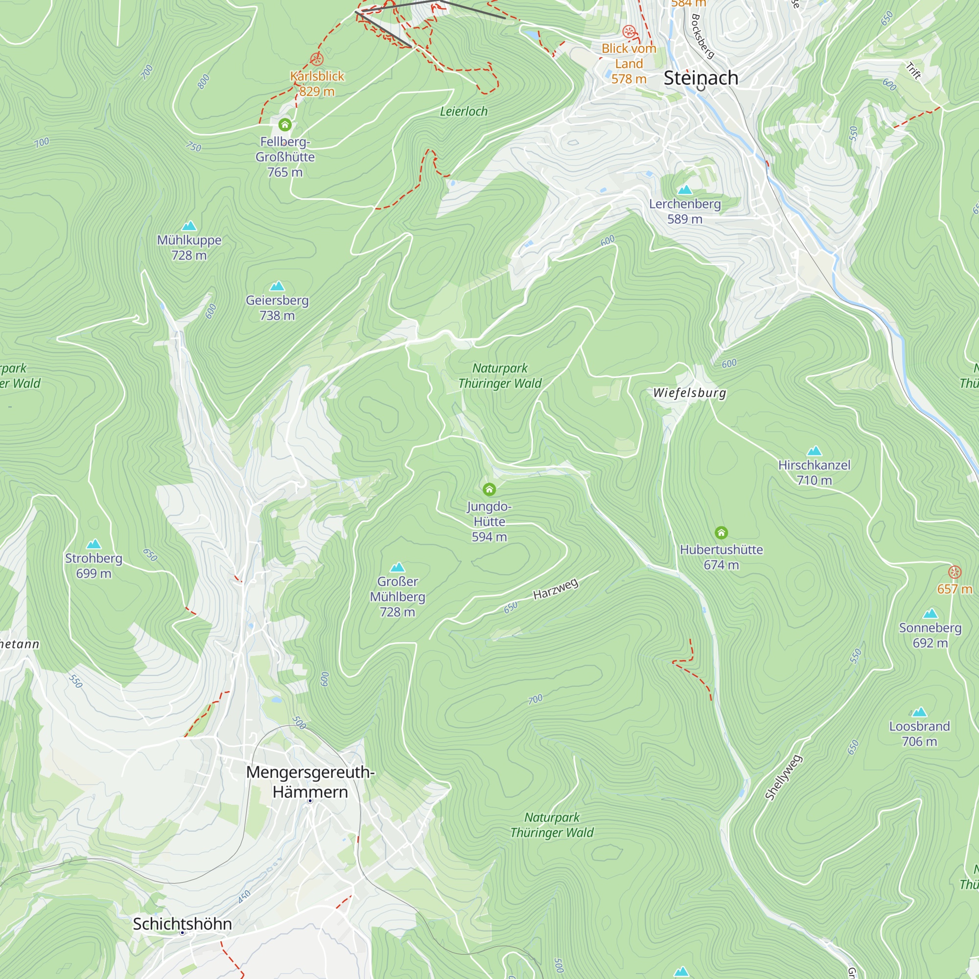 Jungdo-Hütte map