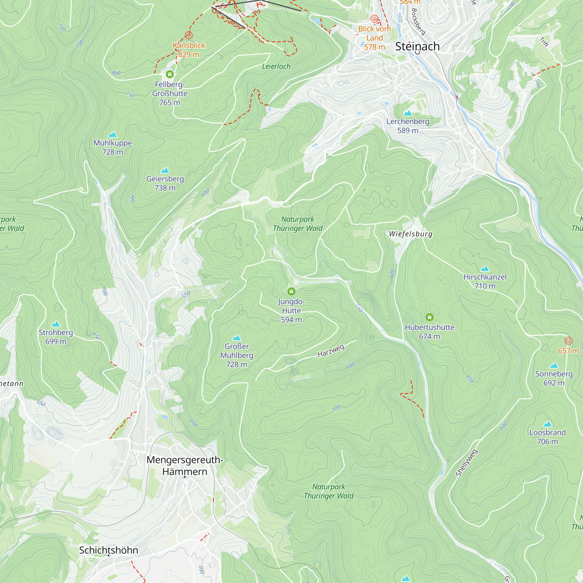 Jungdo-Hütte map
