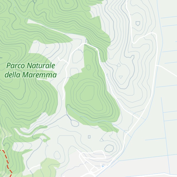 Map of Poggio alla Murcia