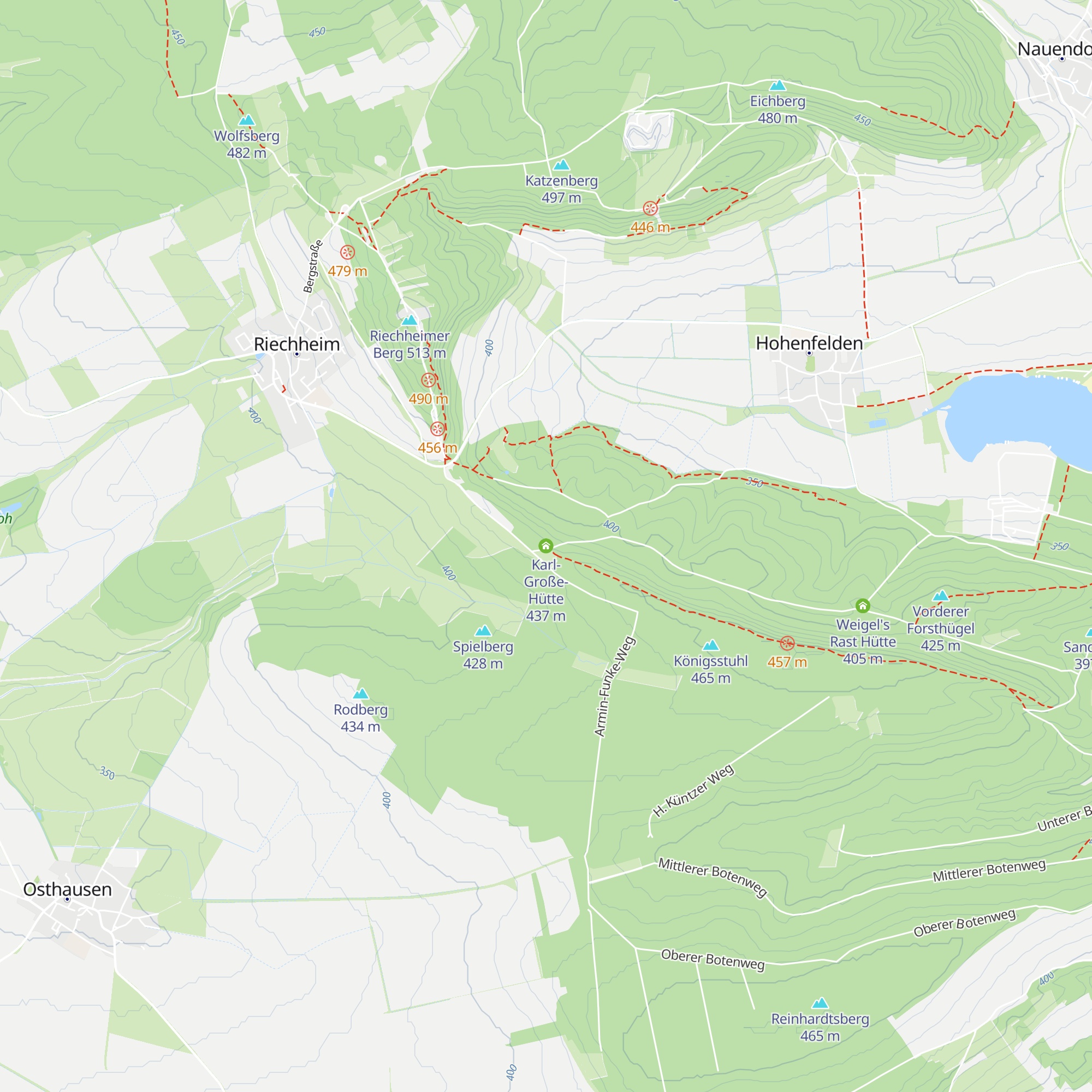 Karl-Große-Hütte map
